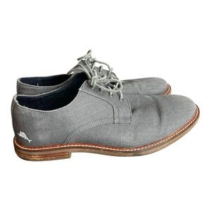 Tommy Bahama Men's Baird Lace‎ Up Gray Oxfords Size 10